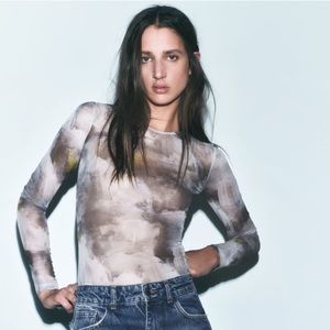Zara sheer bodysuit